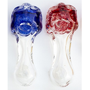 DuoGlass Handpfeife , Skull, XL, bunt