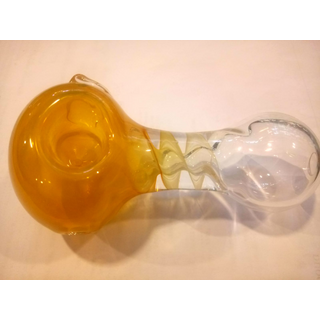 DuoGlass Handpfeife XL Spirale Yellow