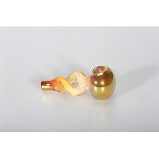 DuoGlass Handpfeife No 77mini, 52g, 8cm, Spirale Gold