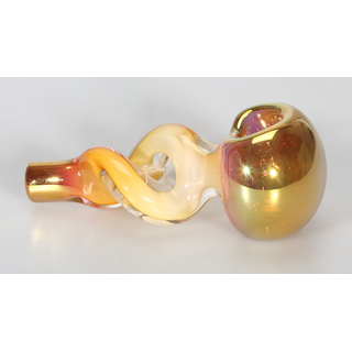DuoGlass Handpfeife No 77mini, 52g, 8cm, Spirale Gold