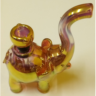 DuoGlass Handpfeife/Bubbler , Elephant Gold
