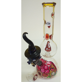 DuoGlass Percolator-Bong Witch, H 40cm, NS 18,8 Male