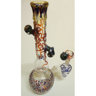 DuoGlass Bong Octopus H 40cm, NS18,8, OHNE Kickloch