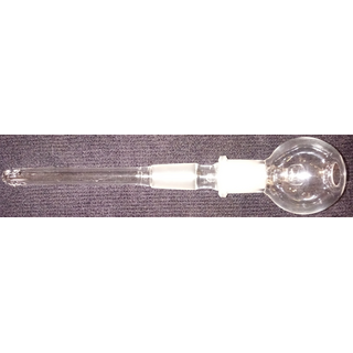 DuoGlass Oil-Rig kpl, mit Diffusor-Adapter male/male, Glasnagel & Dome, 14,5mm. Lnge Diffusor 10cm