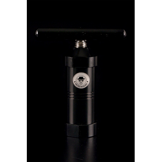 Pollenpresse Heisenberg, Alu black, H 12cm, dm 40mm