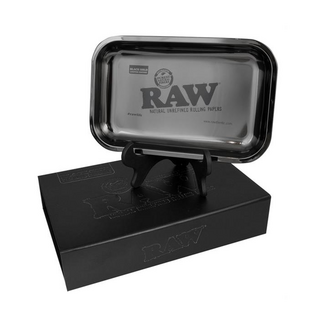 RAW limited BLACK GOLD Rolling Tray, M, 27,5 x 17,5cm