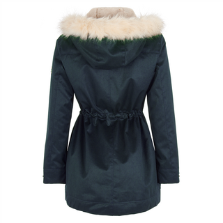 Ladies Nordic Light Parka, Hemp Hoodlamb, Heringbone...
