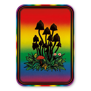 Sticker 68x96mm, Magic Mushrooms