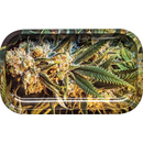 Rolling Tray Metall Weed M, ca 27x16x1 cm