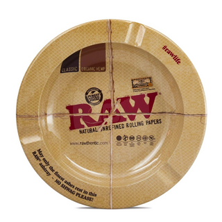 Raw Metall-Aschenbecher / round Tray