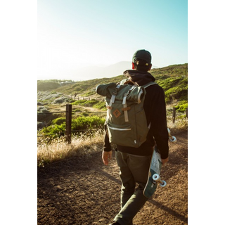 The Drifter Rolltop Backpack, Revelry Odour Proof Bag, different colors