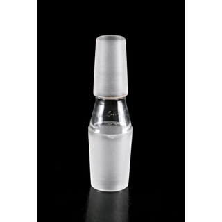 Glas-Adapter gerade, NS14 male + NS10 male