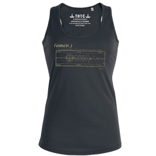 THTC Ladies Tank Top, Amen, black