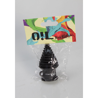 Hygiene-Mundstck (Spritzschutz) Silikon Oil Black Leaf (zb fr Festivals)