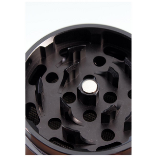CNC-Grinder+Sieb, 4-tlg, dm 56mm, h 48mm, Rotorklingen, schwarz