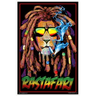 Poster Blacklight Filz Rastafari (BLP-1953)