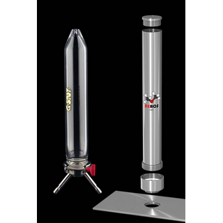 Glas-Extraktor G-Spot, mit Brücke+Gewinde, inkl. Stahlplatte