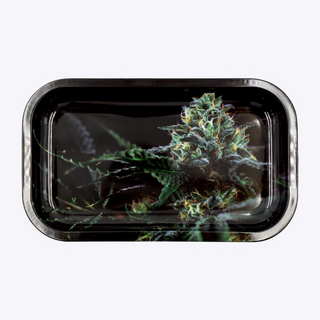 Rolling Tray Metall Strains - OG Kush S, ca 18x14x1cm