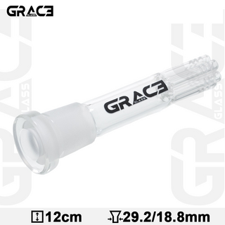 6-Arm Diffuser Shillum, L:12cm, NS: 29,2/18,8mm, GraceGlass