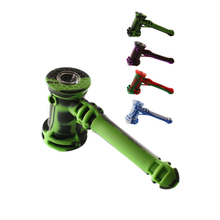 Silikon Hammer Bubbler, Kopfeinsatz aus Glas, div. Farben