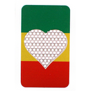 Grinder Card, Weedstar, Rasta Heart