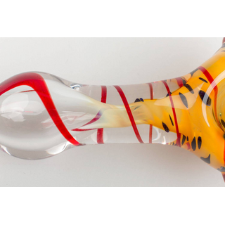 DuoGlass Handpfeife SPIRAL 8cm, diverse Farben