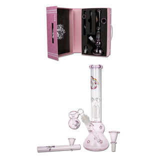Black Leaf BITCH-BONG, 3,2mm, 4-Arm-Perco + Ice, im...