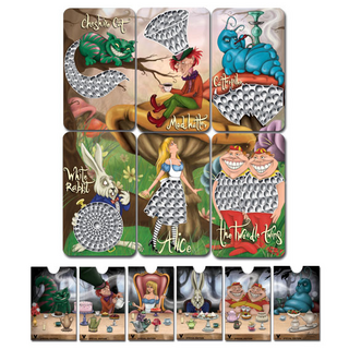 Grinder Card, Alice In Grinderland, 6er-Set