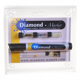Diamond Marker, Versteck-Stift inkl. Glasflschchen