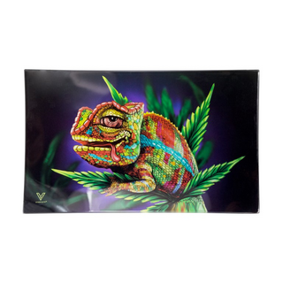 Glass Rolling Tray Cloud 9 Chameleon Medium, 26 x 16 cm - V-Syndicate