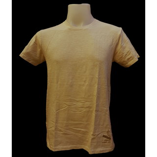 Naspex/Spiritwear, short sleeve Shirt, HERBAL DYE - Nut Cream - S-XXL, packed in Bottle-Bag