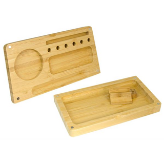 Plant of Life Bamboo Rolling Tray Back-Flip (Box), 22 x 12 cm
