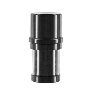 Heisenberg Alu/Acryl-Grinder mit Vorratsfach, h 10cm, dm 5cm, schwarz
