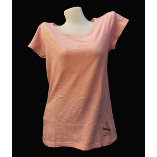 Naspex, Ladies short sleeve Shirt, HERBAL DYE - ash pink L - packed in bottle-bag