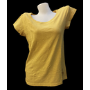 Naspex, Ladies short sleeve Shirt, HERBAL DYE - haldi yellow