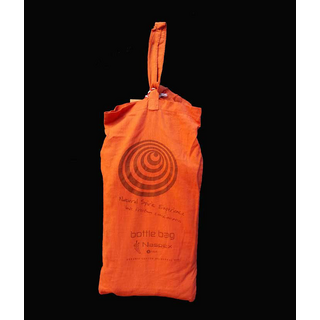 Naspex, Ladies short sleeve Shirt, HERBAL DYE - madder red L - packed in bottle bag