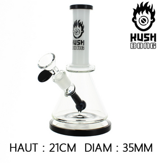 Kush Bong, Bubbler Asterion, H 21cm, NS14,5, Diffusor integriert, diverse Farben