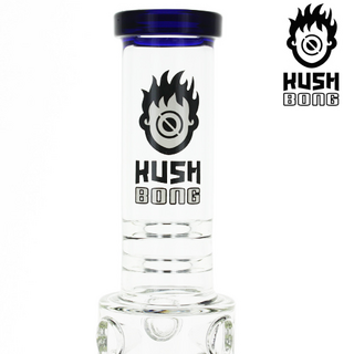 Kush Bong, Beaker Telescopium, WS 5mm, H 38cm, NS18,8, Pyramid-Diffusor integriert, grn