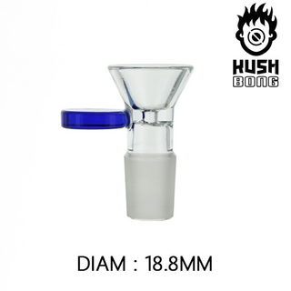 Kush Bong, Beaker Telescopium, WS 5mm, H 38cm, NS18,8, Pyramid-Diffusor integriert, grn