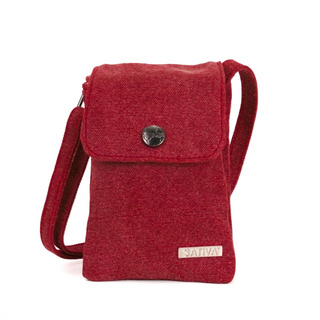 SATIVA Collection, Tiny shoulder bag, Schultertasche, S10141, 15x10x4cm, red