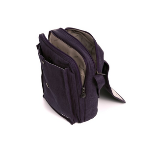SATIVA Collection, Medium Messenger Shoulder Bag, Schultertasche, S10092, 24x30x9cm plum