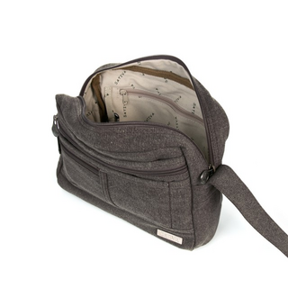 SATIVA Collection, Smart Shoulder Bag, Schultertasche, S10044, 28x20x7, plum