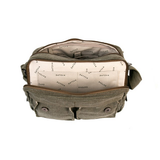 SATIVA Collection, Medium Shoulder Bag, Schultertasche, S10063, 24x30x10cm, grey
