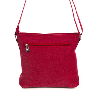 SATIVA Collection, Elegant Shoulder Bag, Schultertasche, S10137, 26,5x26,5x7, red