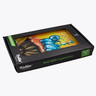Glass Rolling Tray Alice Caterpilar Large, 26 x 16 cm -...