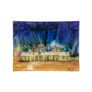 Glass Rolling Tray Alice Tea Party Small, 16 x 12cm -...