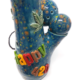 VapBong Art Edition, by Jaxels Art, Happy 420