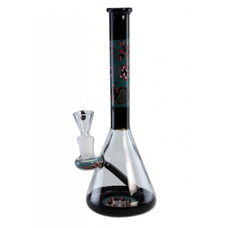 Kolbenbong Schlitzdiffusor klar/ schwarz/ bunt; 26,5cm, 14,4