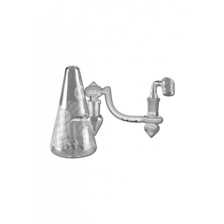 Black Leaf Glasbubbler Kruter & l mit Adapter, 15cm, 14,4