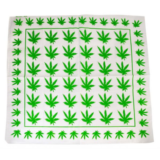 Bandana Hanfbltter, Leaf, 55 x 55 cm